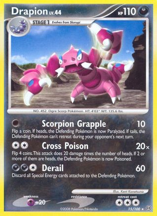 Drapion 015  Stormfront - Rare