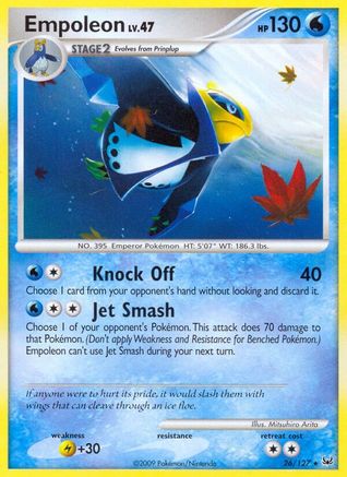 Empoleon 026 Platinum - Rare
