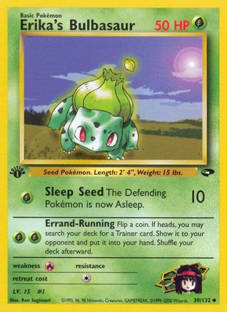 Erika's Bulbasaur 039/132 Gym Challenge - Uncommon