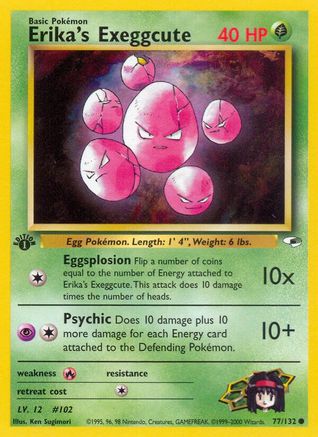 Erika's Exeggcute (77) 077/132  - Unlimited Gym Heroes - Common
