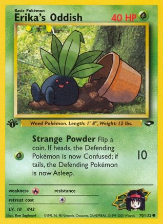 Erika's Oddish 070/132 Gym Challenge - Common