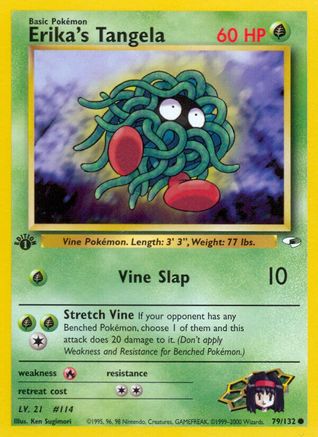 Erika's Tangela 079/132 Gym Heroes - Common