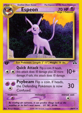 Espeon (20) [N2 - 20/75]
