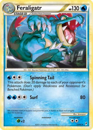 Feraligatr 025  Call of Legends - Rare
