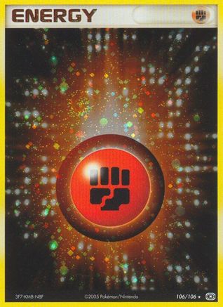 Fighting Energy 106/106  - Holofoil Emerald - Holo Rare
