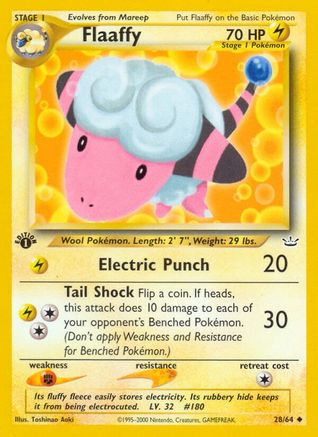 Flaaffy 028/64  - Unlimited Neo Revelation - Uncommon