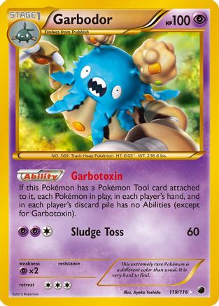 Garbodor (119 Secret Rare) 119  - Holofoil Plasma Freeze - Secret Rare