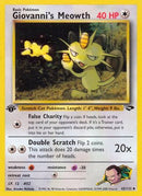 Giovanni's Meowth (43) 043  - 1st Edition Gym Challenge - Uncommon