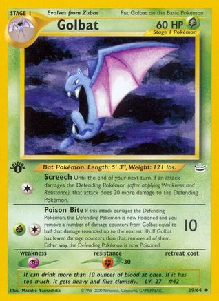 Golbat 029  - Unlimited Neo Revelation - Uncommon