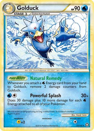 Golduck/102  Triumphant - Rare
