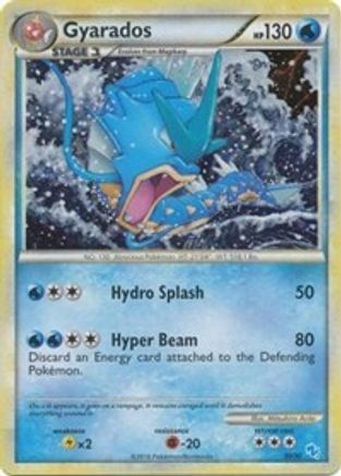 Gyarados (#30 Holo) 030  - Holofoil HGSS Trainer Kit Gyarados & Raichu - Common