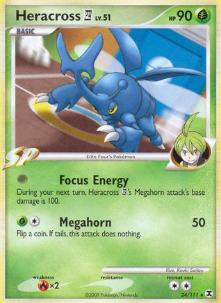 Heracross E4 024  Rising Rivals - Rare