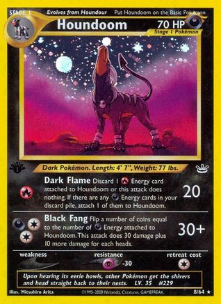 Houndoom/64  - Unlimited Holofoil Neo Revelation - Holo Rare