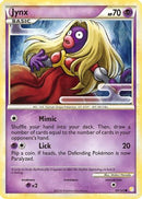 Jynx 069/123  - Reverse Holofoil HeartGold SoulSilver - Common