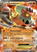 Landorus EX 089  - Holofoil Boundaries Crossed - Ultra Rare