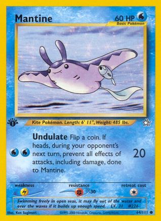 Mantine 064/111  - 1st Edition Neo Genesis - Common
