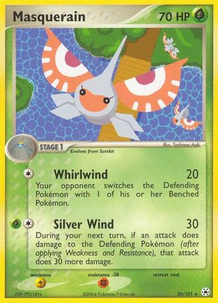 Masquerain/101  - Reverse Holofoil Hidden Legends - Rare