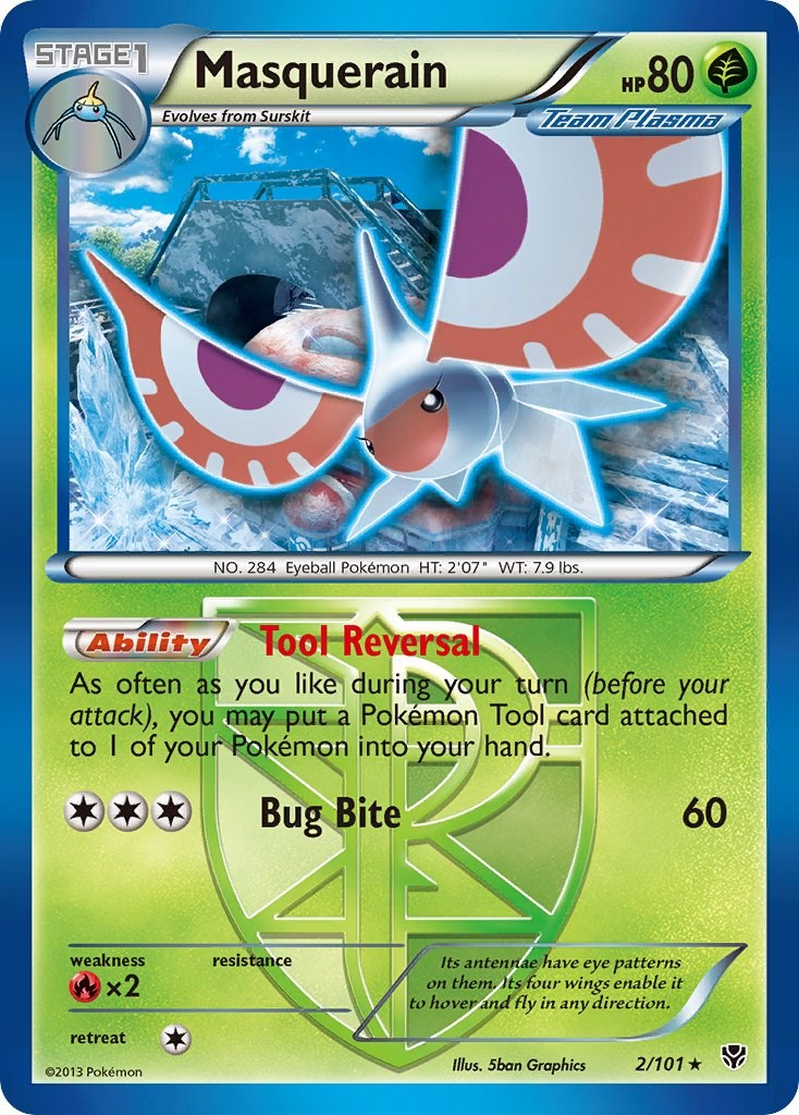 Masquerain (Team Plasma) [PLB - 2/101]
