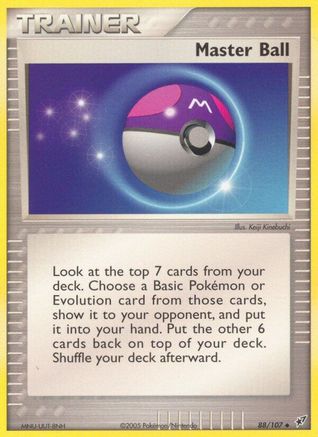 Master Ball 088  Deoxys - Uncommon
