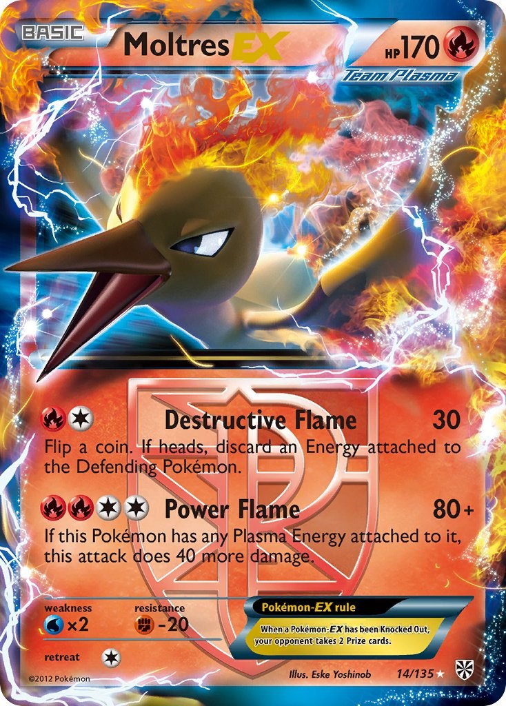 Moltres EX (Team Plasma) [PLS - 014]