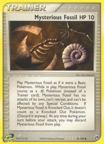 Mysterious Fossil [SS - 91/100]