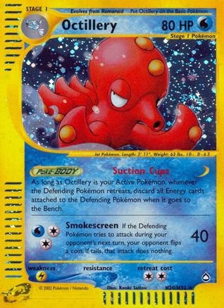 Octillery (H20) H20 Aquapolis - Holo Rare