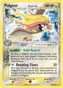 Pidgeot (Delta Species) 014/110  - Holofoil Holon Phantoms - Holo Rare