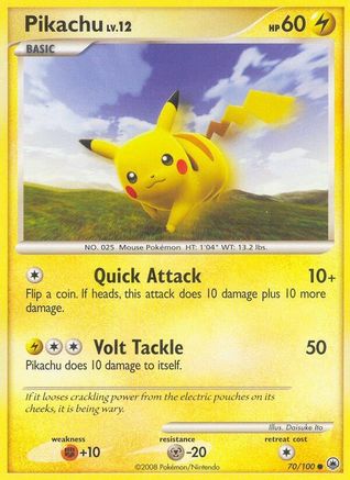 Pikachu 070/100  Majestic Dawn - Common