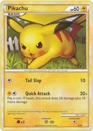 Pikachu (#16) 016  HGSS Trainer Kit Gyarados & Raichu - Common