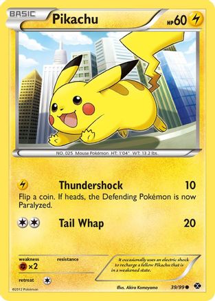 Pikachu 039  - Reverse Holofoil Next Destinies - Common