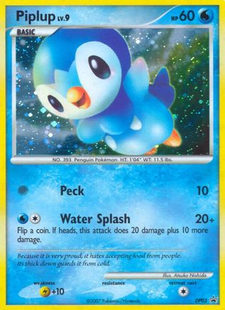 Piplup - DP03/56  - Holofoil Diamond and Pearl Promos - Promo