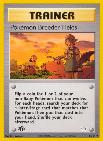 Pokemon Breeder Fields [N3 - 62/64]