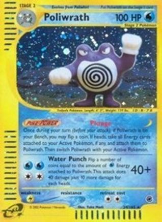 Poliwrath (24) 024  - Holofoil Expedition - Holo Rare