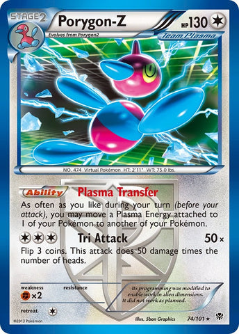 Porygon Z Team Plasma [PLB - 74/101]