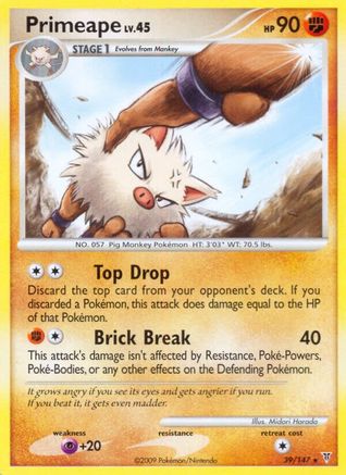 Primeape 039  Supreme Victors - Rare