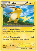 Raichu 043 XY Base Set - Holo Rare