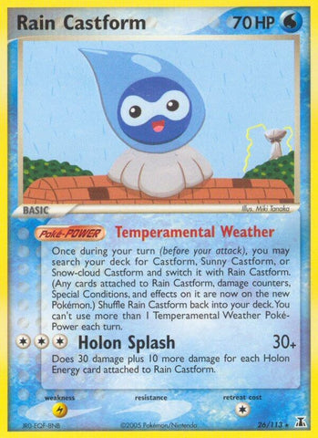 Rain Castform [DS - 26/113]