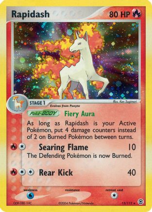 Rapidash 013  - Holofoil FireRed & LeafGreen - Holo Rare
