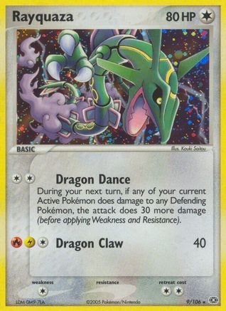 Rayquaza 009  Emerald - Holo Rare
