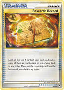 Research Record 084  Call of Legends - Uncommon