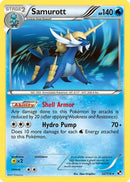 Samurott (32) 032/114  - Reverse Holofoil Black and White - Holo Rare