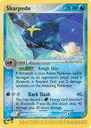 Sharpedo 022  - Reverse Holofoil Ruby and Sapphire - Rare