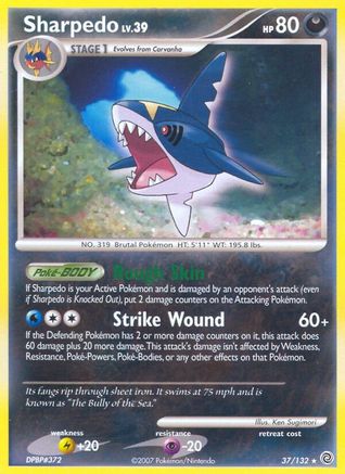 Sharpedo/132  Secret Wonders - Rare