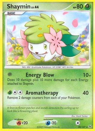 Shaymin (38) 038  Platinum - Rare