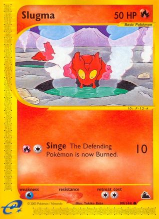 Slugma (99)/144  - Reverse Holofoil Skyridge - Common