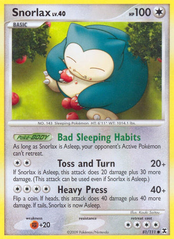 Snorlax (81) [RR - 81/111]