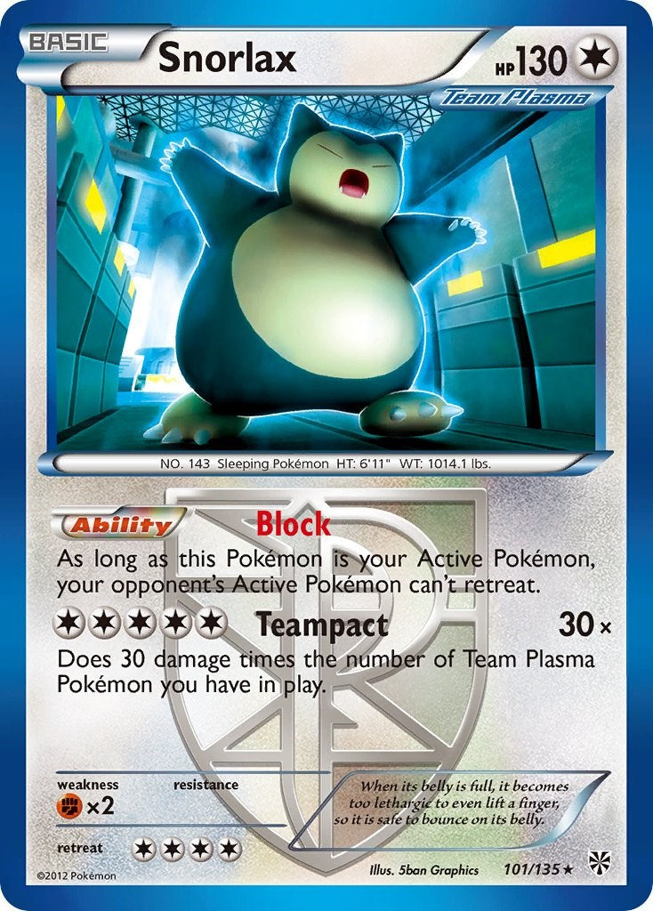 Snorlax (Team Plasma) [PLS - 101/135]