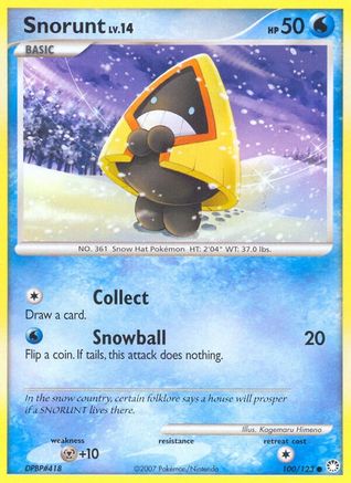 Snorunt/123  - Reverse Holofoil Mysterious Treasures - Common