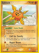 Solrock  - Reverse Holofoil Legend Maker - Rare