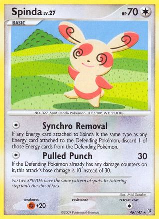 Spinda 046  - Reverse Holofoil Supreme Victors - Rare